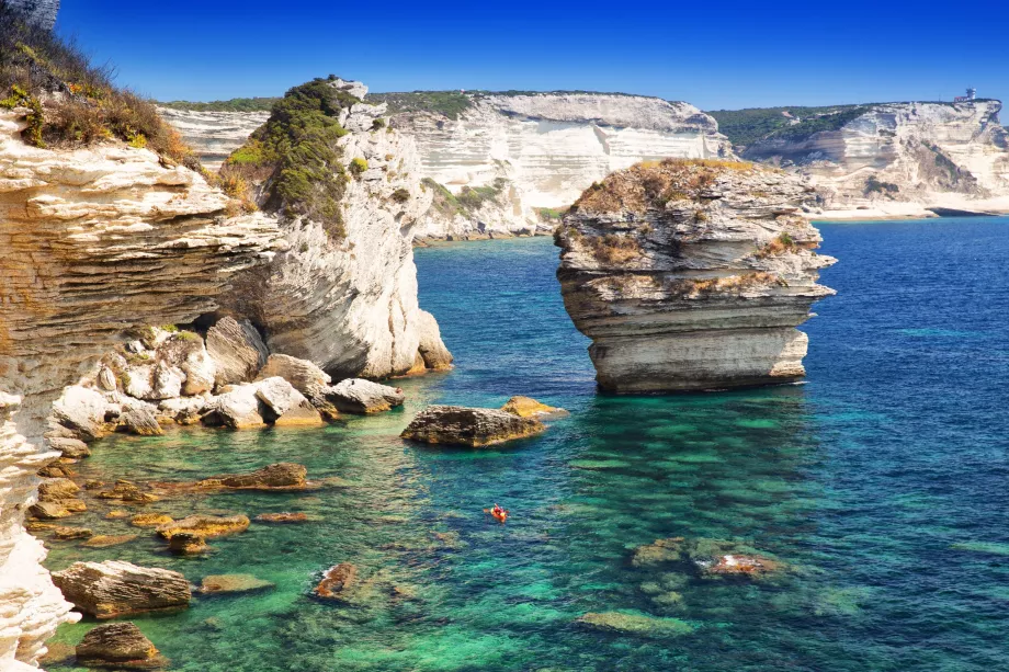 Falaises naturelles de Bonifacio