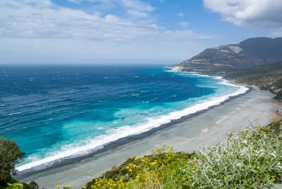 Plage de Nonza