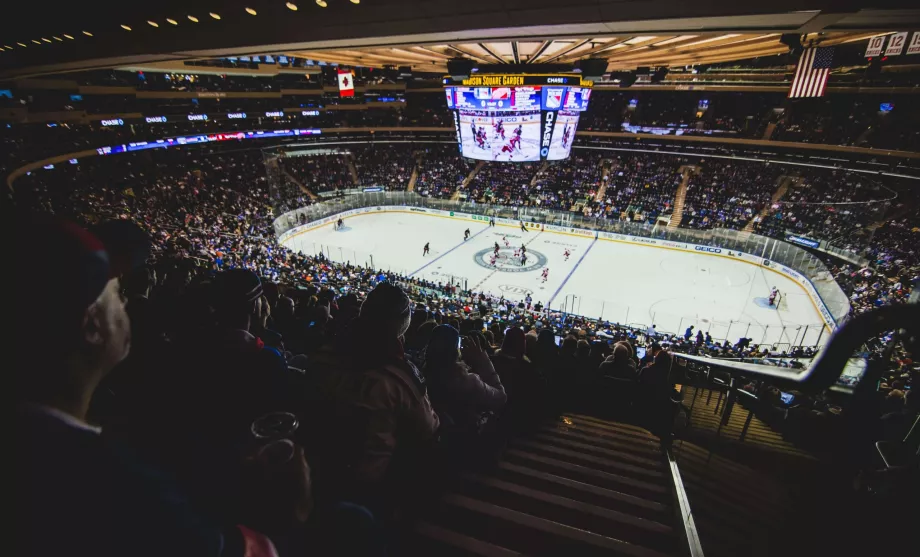 Les New York Rangers au Madison Square Garden