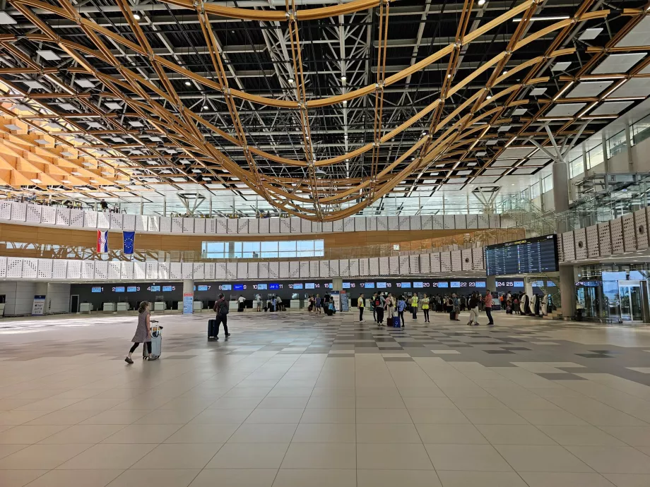 Comptoirs d'enregistrement, aéroport de Split