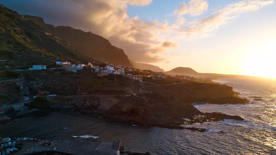 Coucher de soleil à Garachico