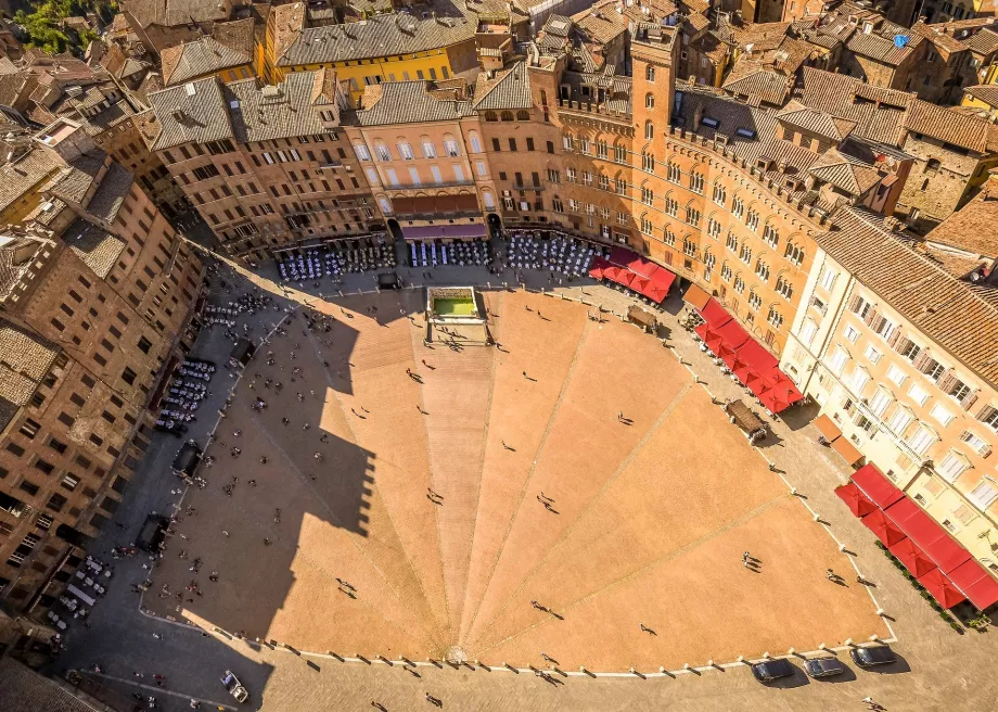 Vue de la Piazza del Campo