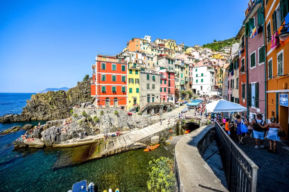 Riomaggiore depuis le port