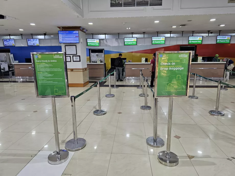 Enregistrement à l'aéroport