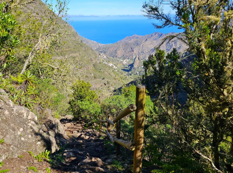 Vue depuis le sentier El Cedro-Hermigua