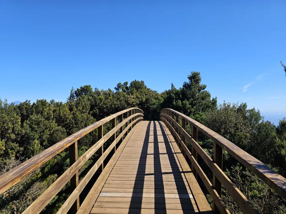 La route vers le Mirador del Morro de Agando