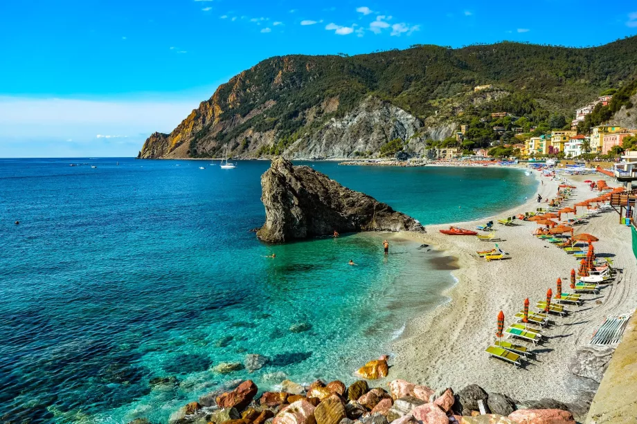 Plage à Monterosso