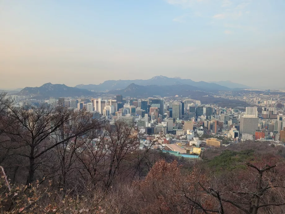 Vue de la colline de Namsan