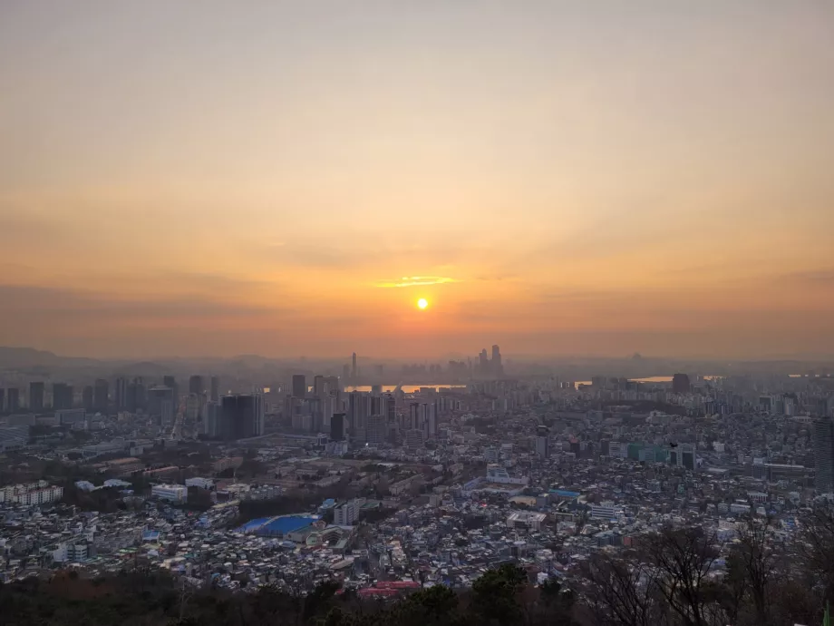 Vue de la colline de Namsan