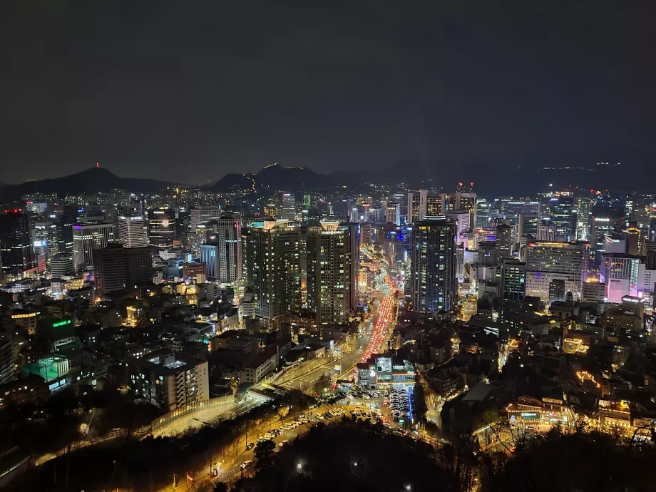 Vue de la colline de Namsan