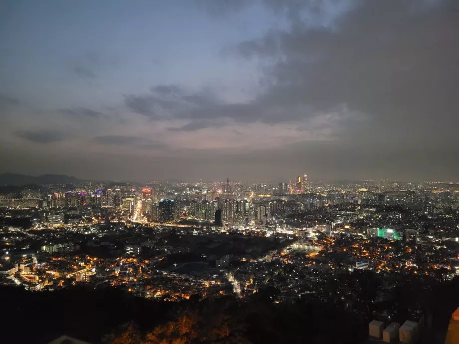 Vue de la colline de Namsan