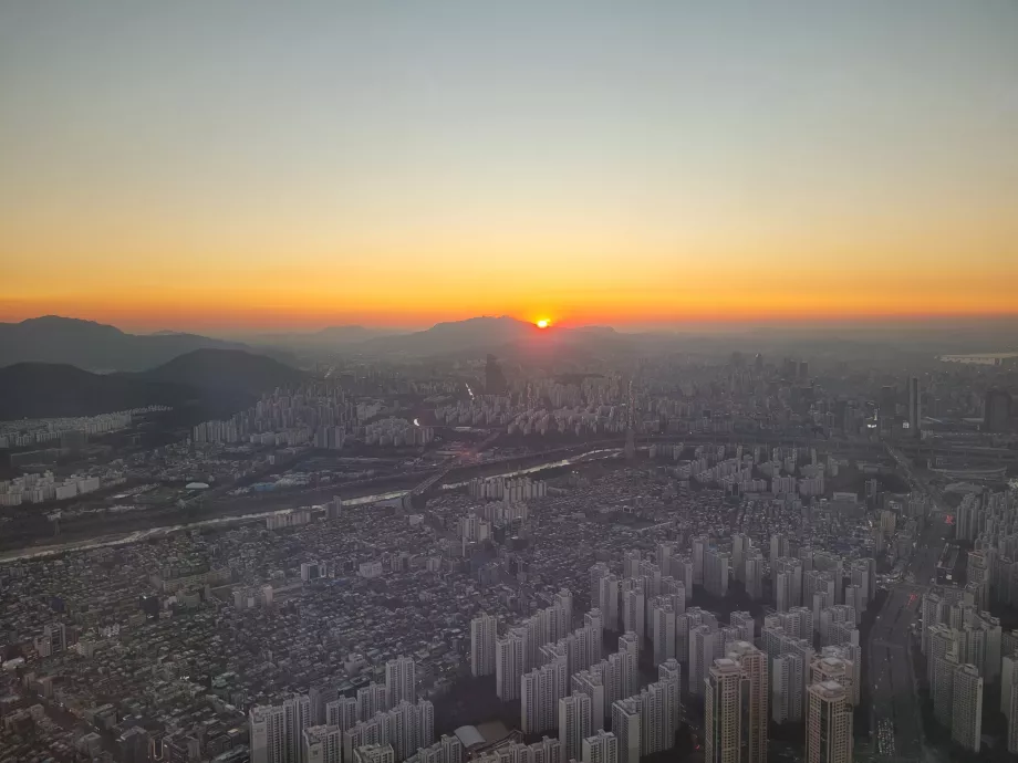 Vue de la tour Lotte World