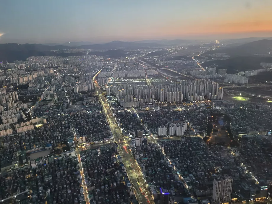 Vue de la tour Lotte World