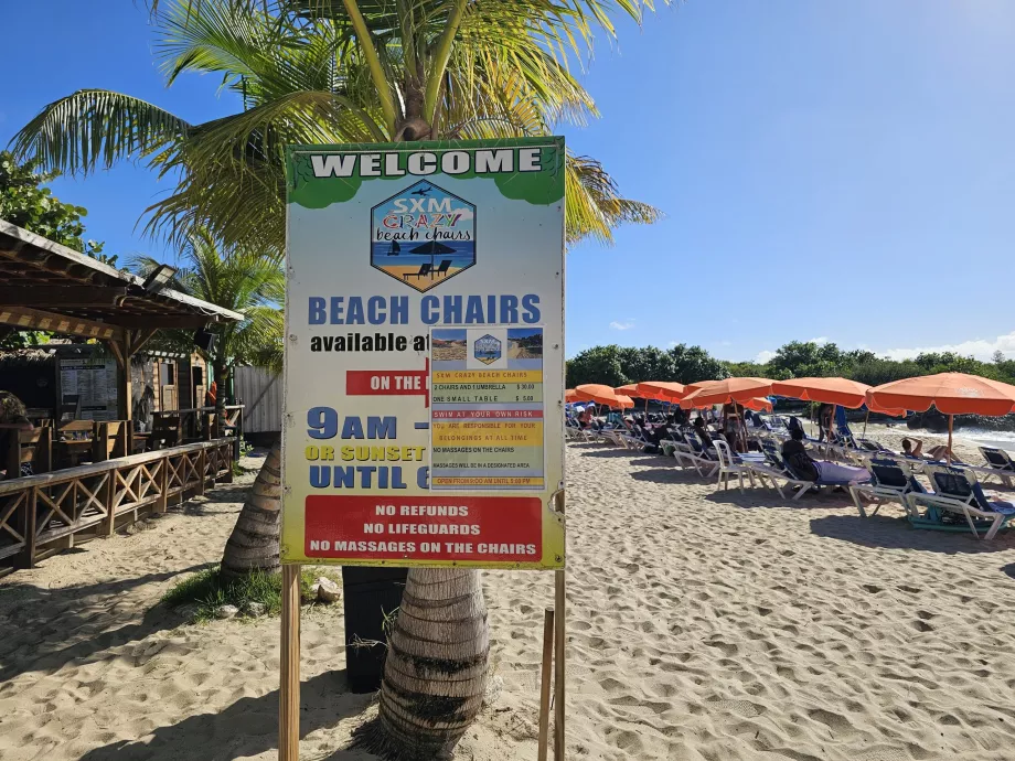 Prix des transats sur les plages