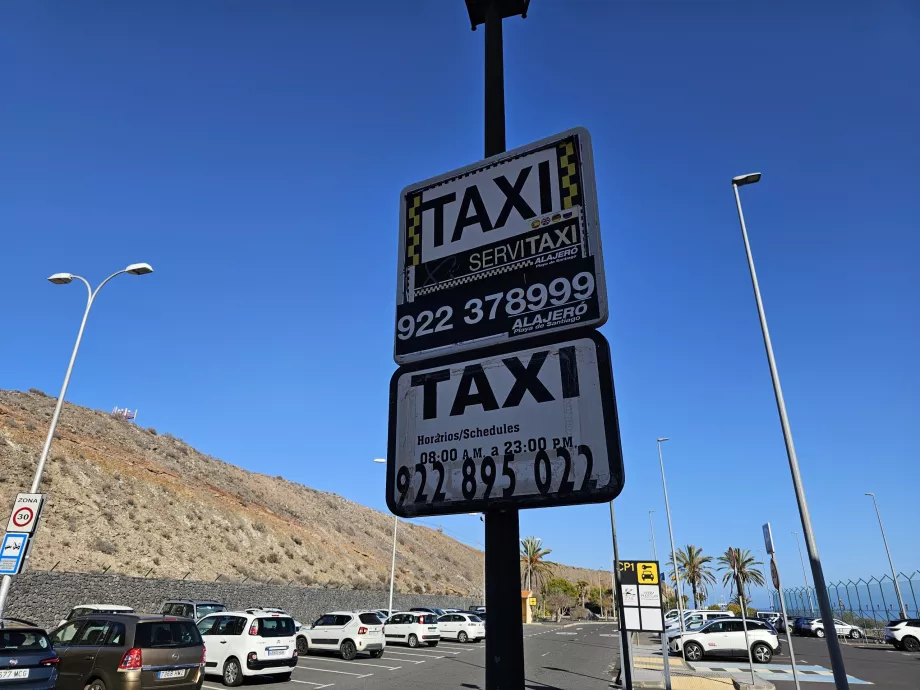 Numéros de téléphone pour Taxi Gomera