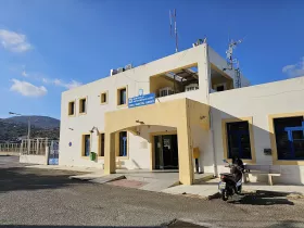Le seul et unique terminal de l'aéroport de Leros
