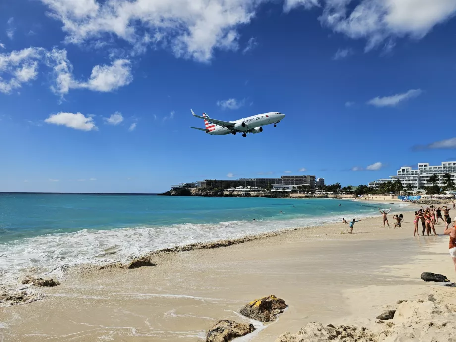 American Airlines à SXM