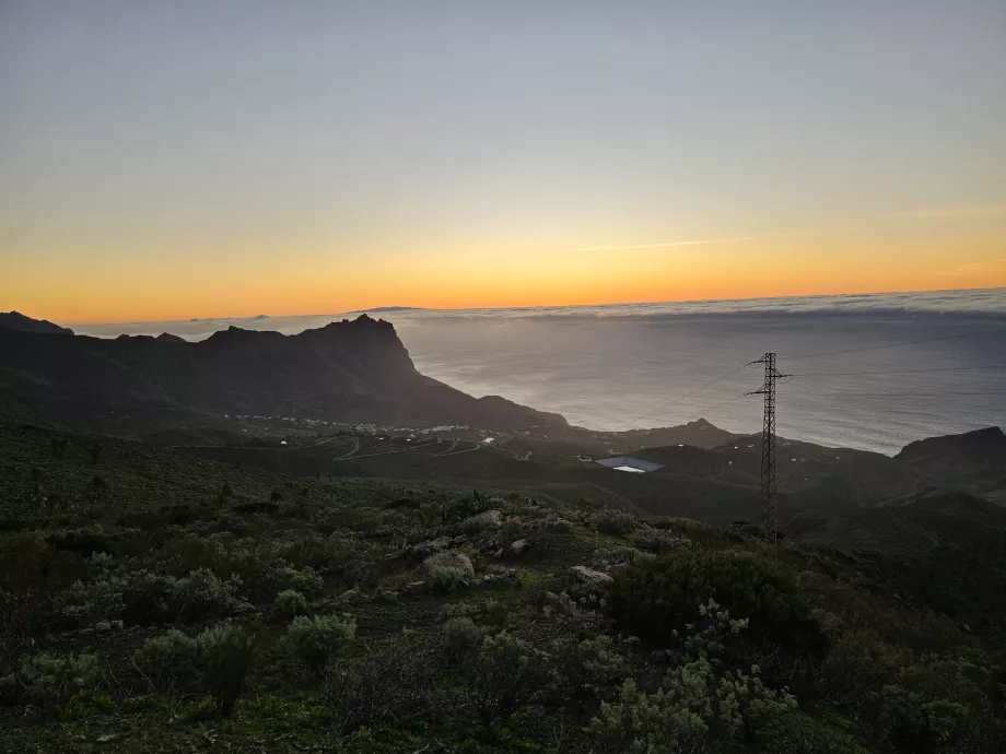 Alojera juste après le coucher du soleil