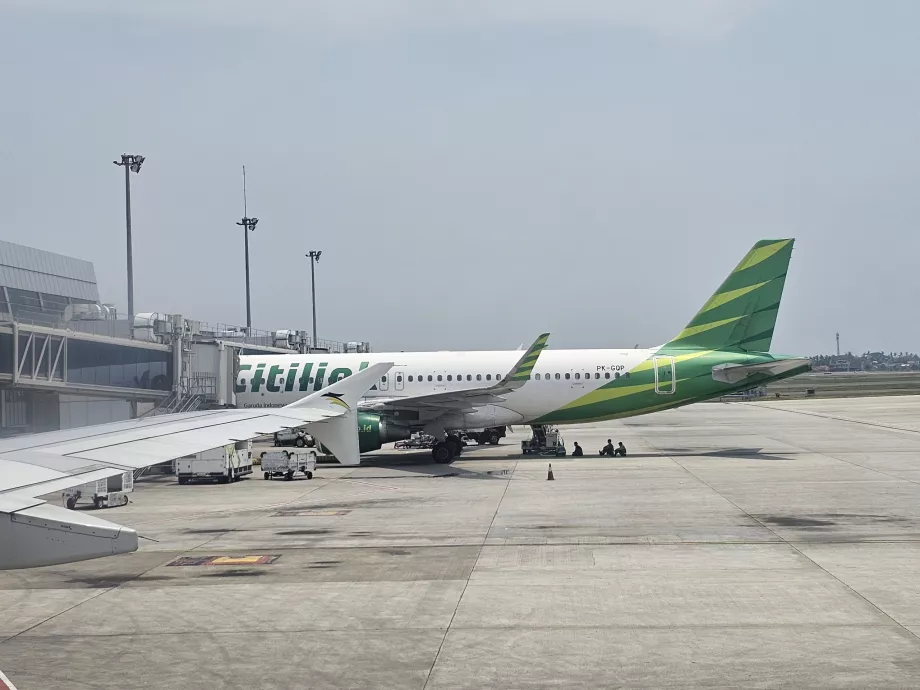 Airbus A320 Citilink à l'aéroport de Jakarta CGK