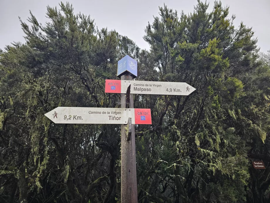 Panneau de signalisation Malpaso