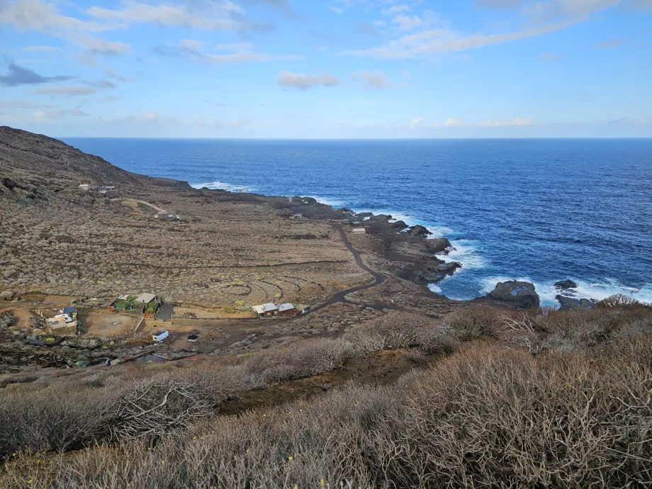 Paysage autour de Charco Manso