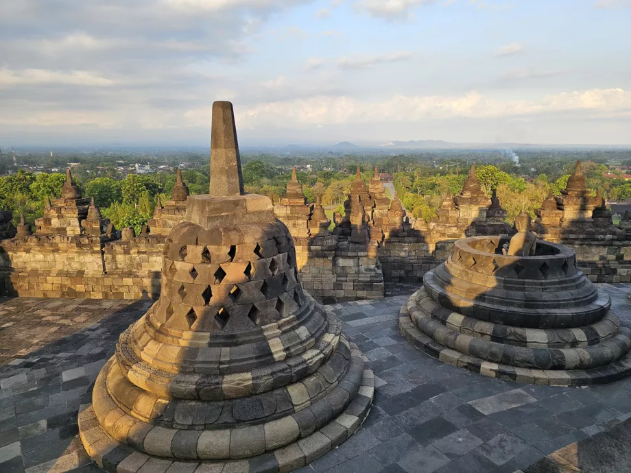 Temple de Borobudur, vue