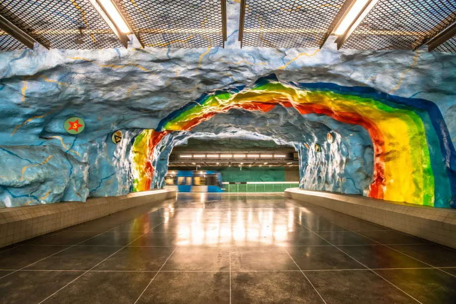 Le métro artistique de Stockholm