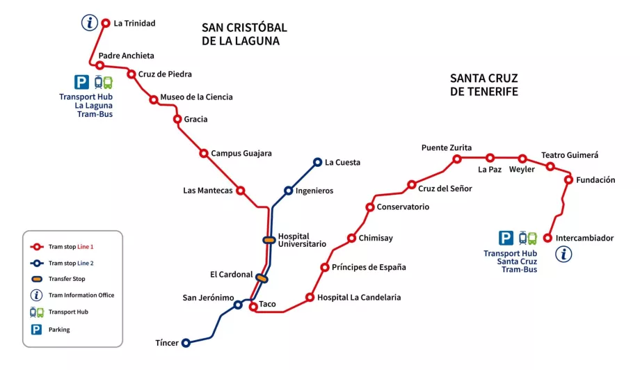 Plan du tramway