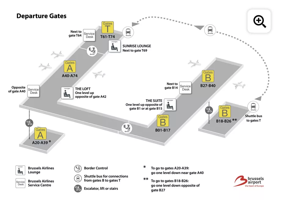 Transfer at Brussels Airport