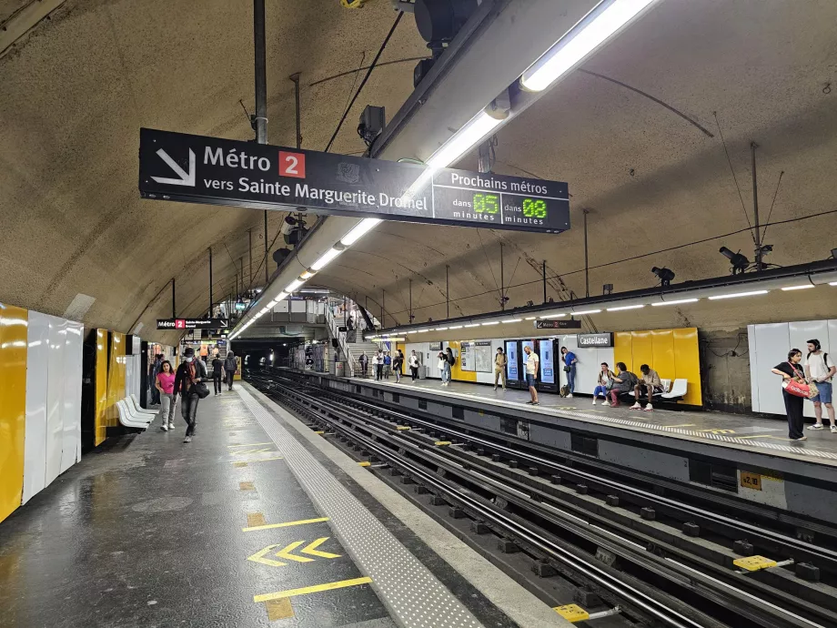 Stations de métro à Marseille