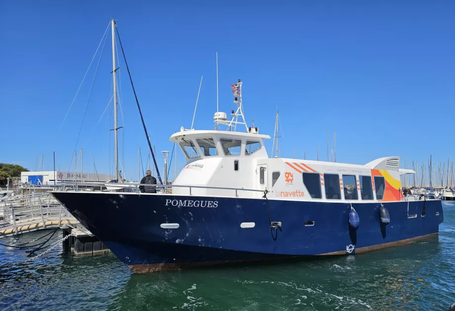 Bateau La Navette, quai Pointe Rouge