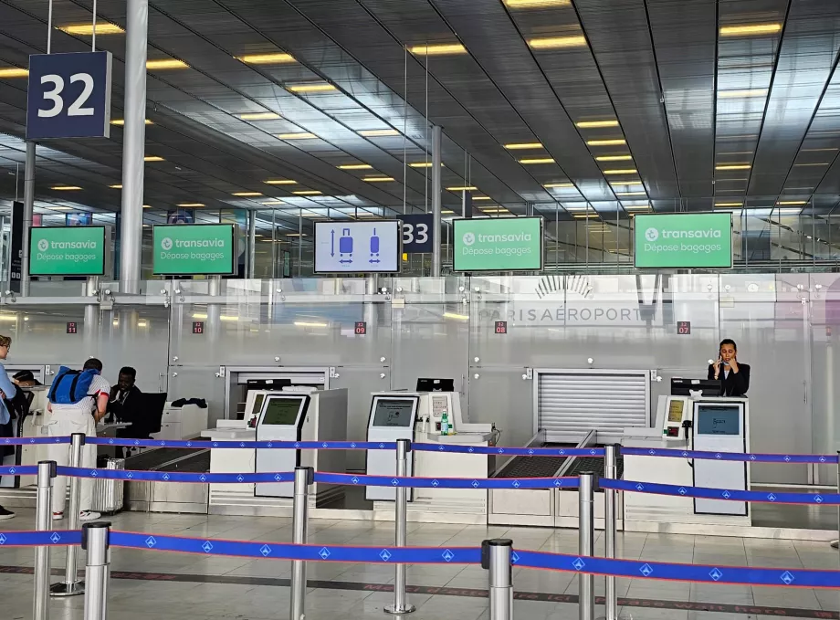 Enregistrement à l'aéroport