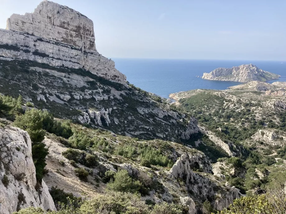 Vue des Calanques