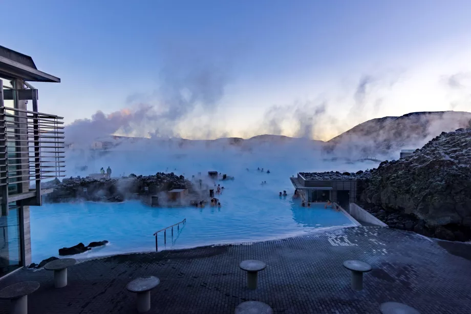 Vue du spa extérieur