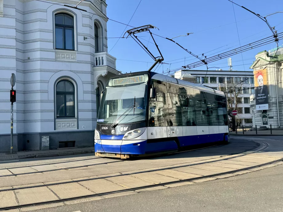 Tramway à Riga