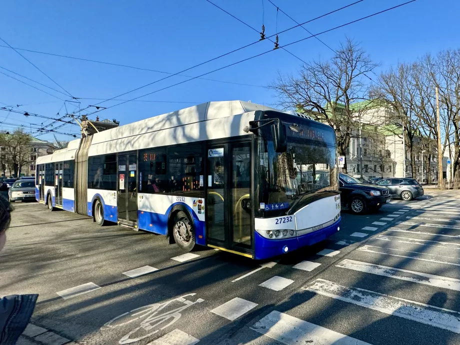 Trolleybus à Riga