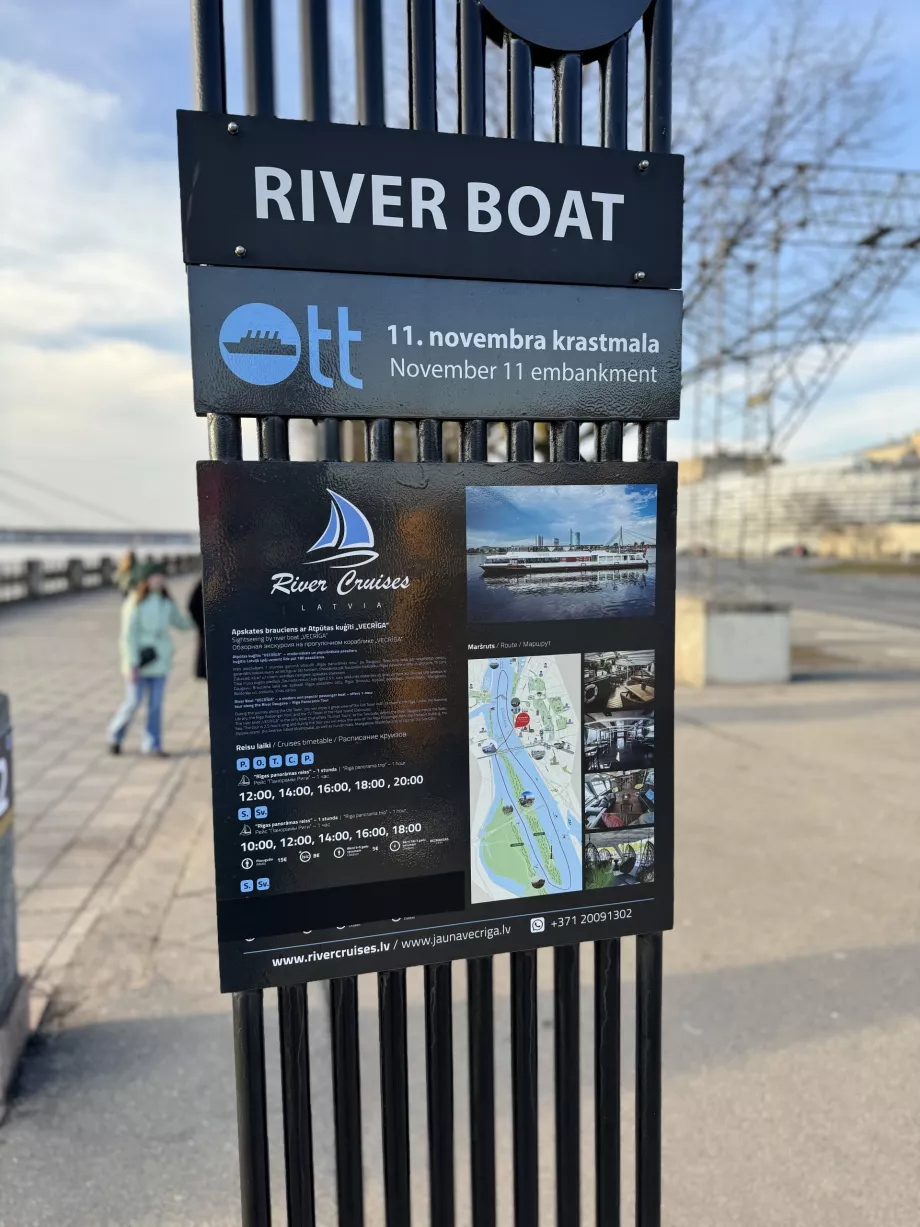 Croisière panoramique sur la Daugava