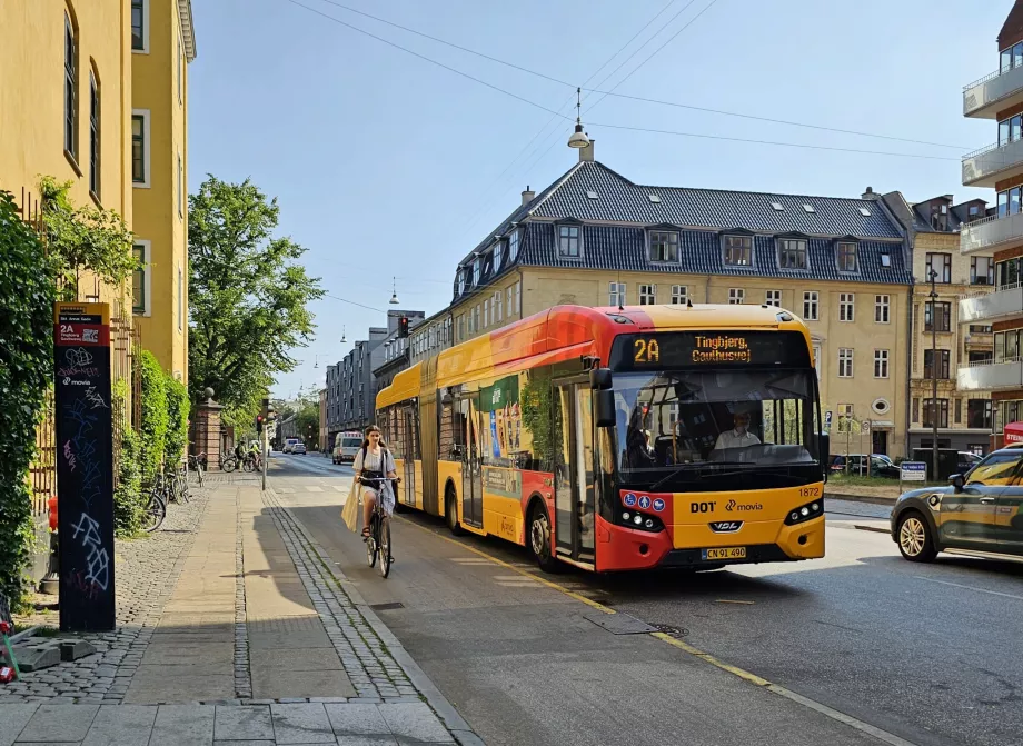 Bus de transport public à Copenhague