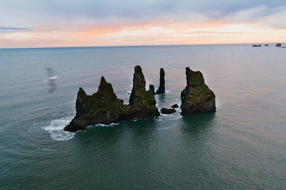 Vue de Reynisdrangar