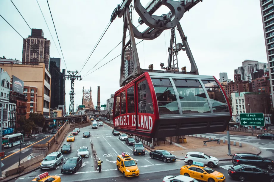 Téléphérique pour Roosevelt Island à New York