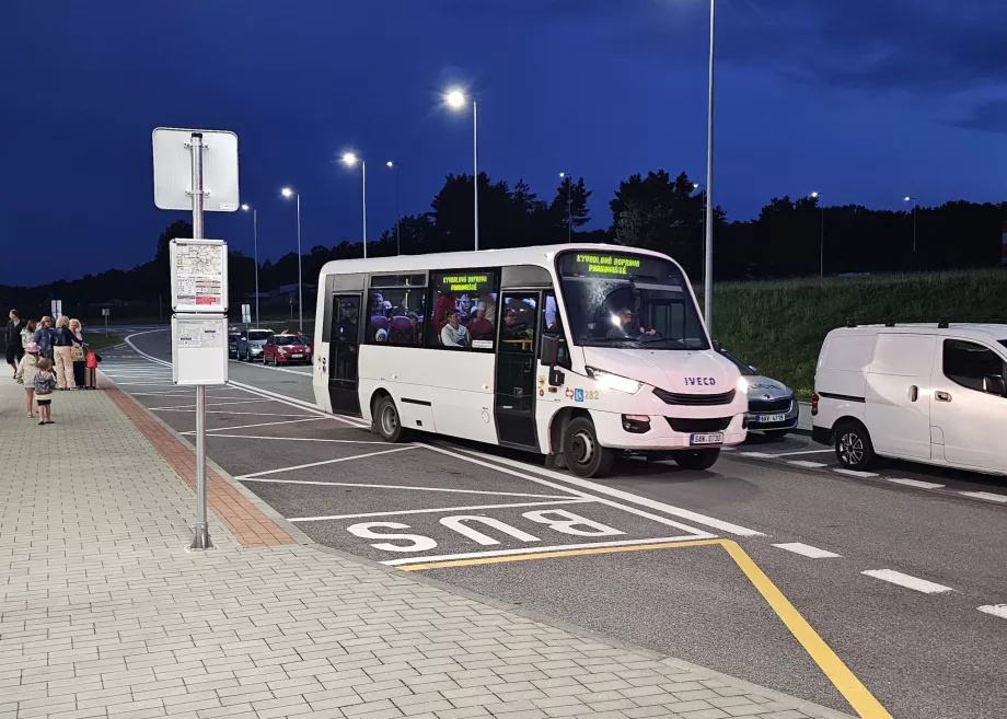 Navette vers le parking