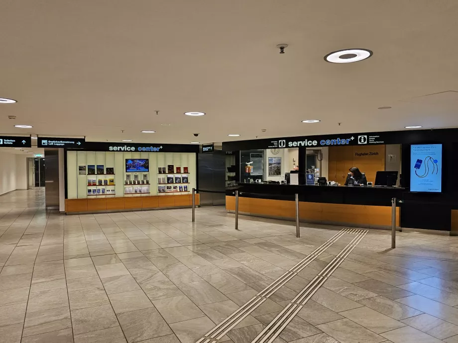 Centre de services, dépôt de bagages