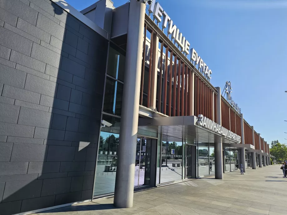 Arrivée à l'aéroport de Burgas