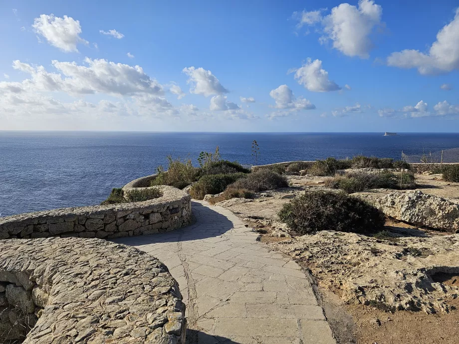 Vue de la Grotte bleue