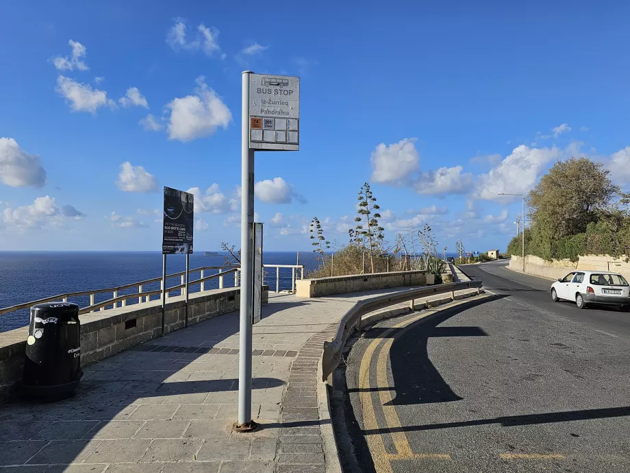 Arrêt panoramique au point de vue