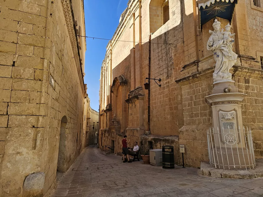 Rues de la vieille ville de Mdina