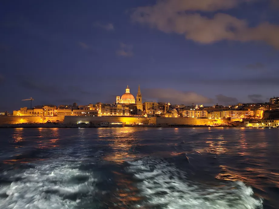 Vue du ferry La Valette - Sliema