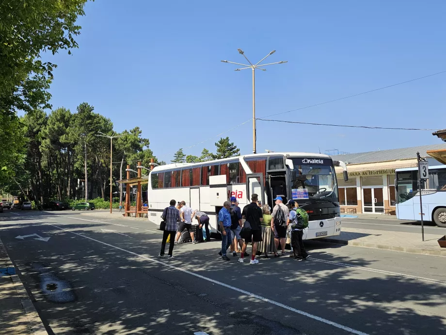 Bus longue distance direction Varna