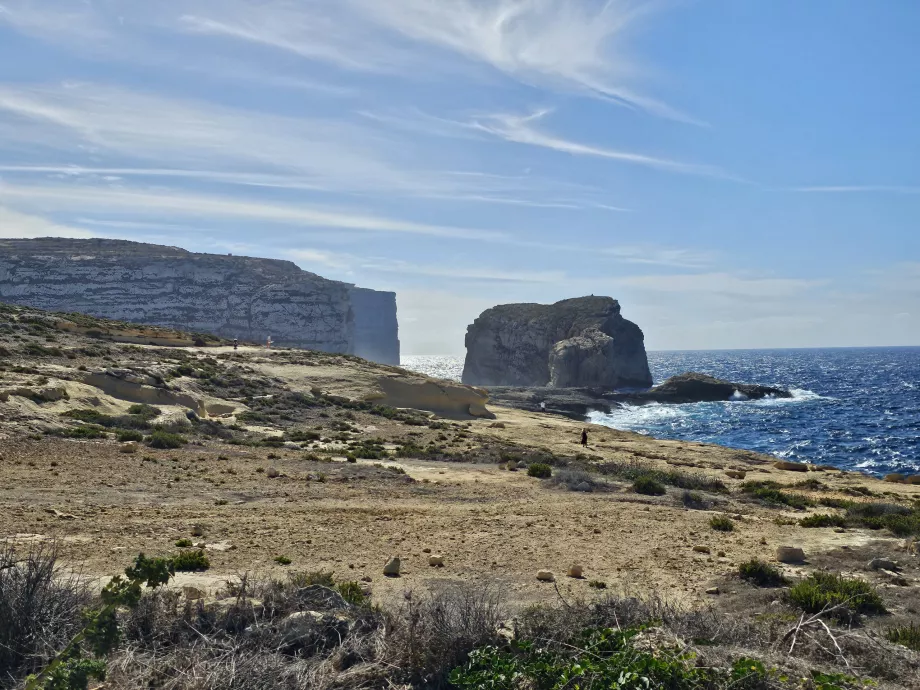 Route vers la baie de Dwejra