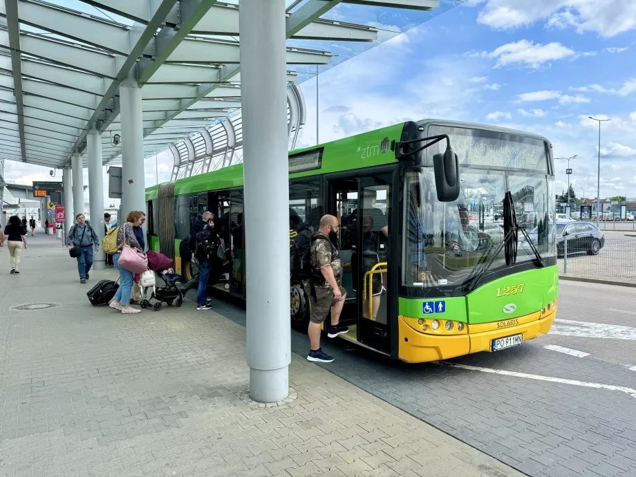 Bus 159 de l'aéroport de Poznan